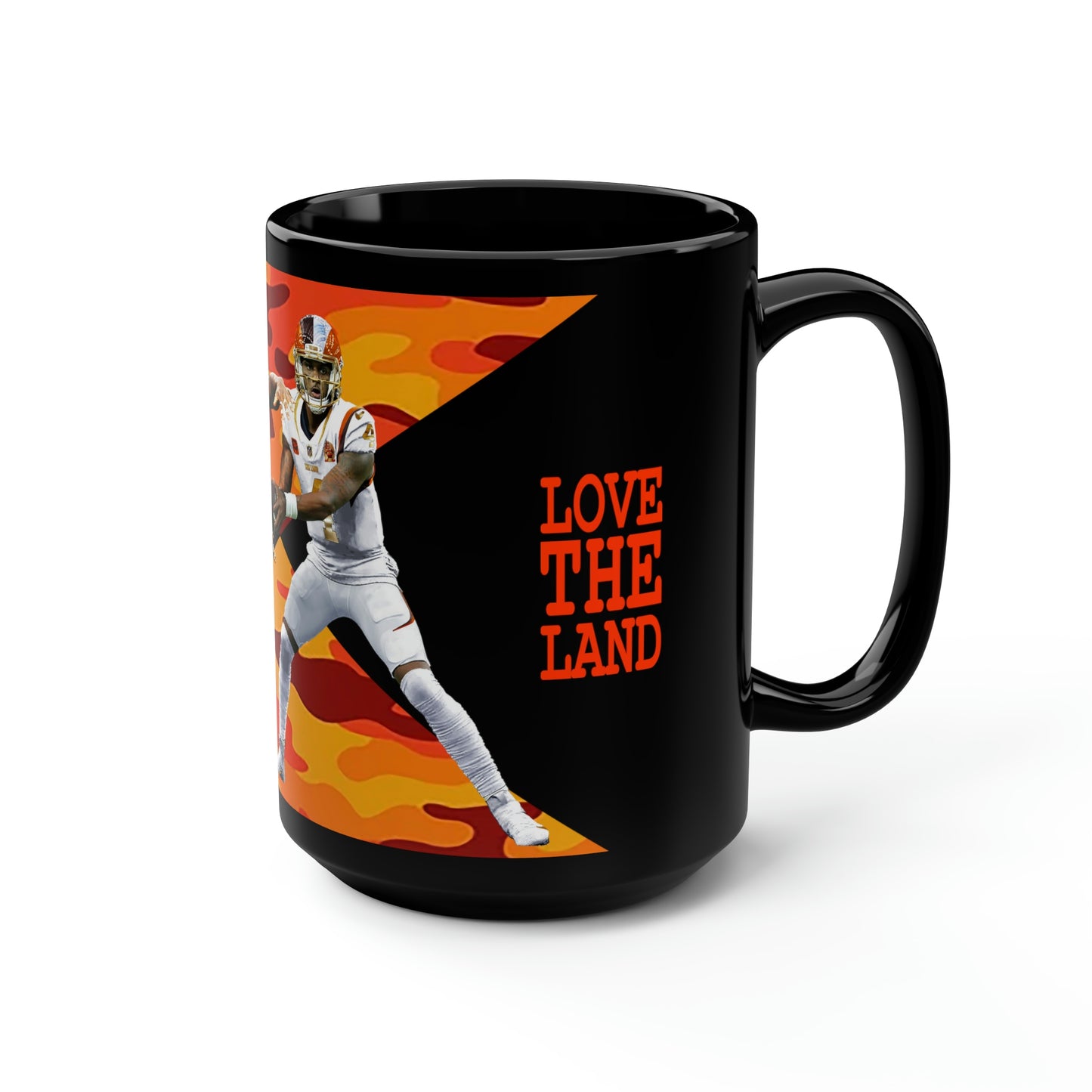 UNO LOVETHELAND Black Mug, 15oz Camo Collection