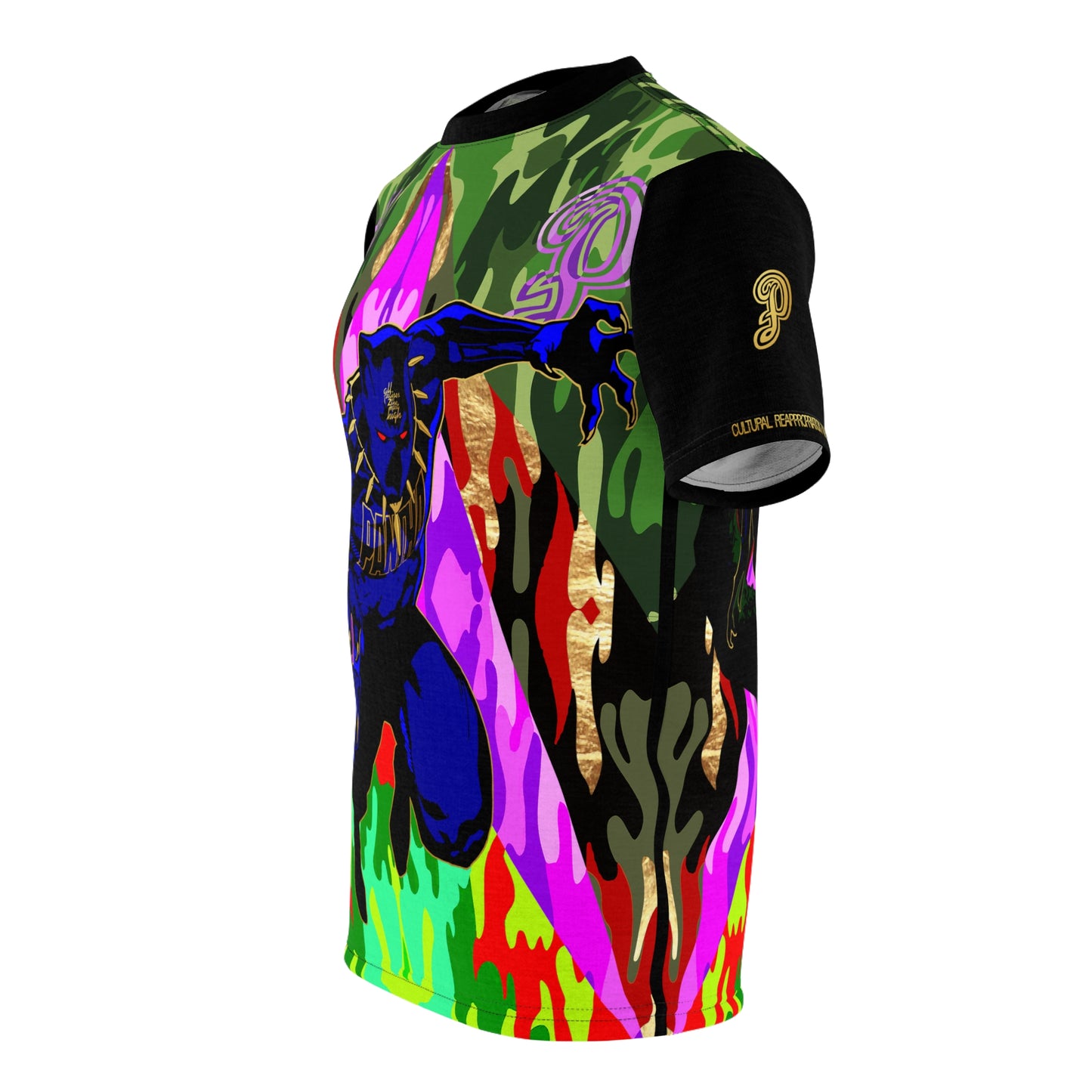 UNO PANTHA CULTURAL REAPPROPRIATION TOUR Unisex Cut & Sew Tee (AOP) Camo Collection