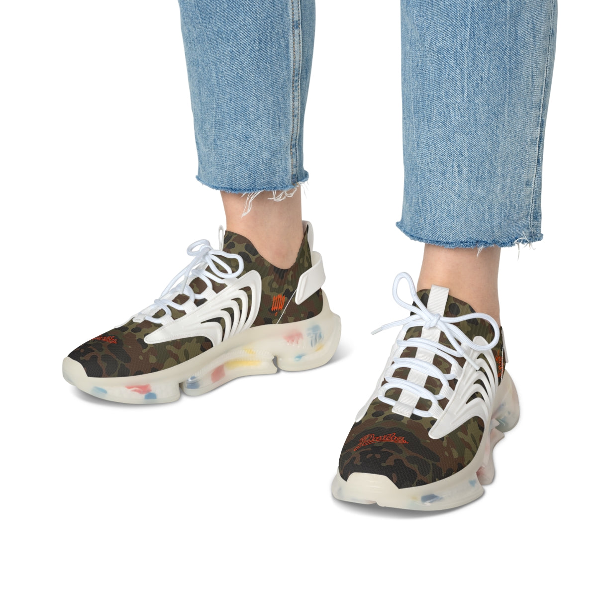 UNO PANTHA Women's Mesh Sneakers Camo Collection