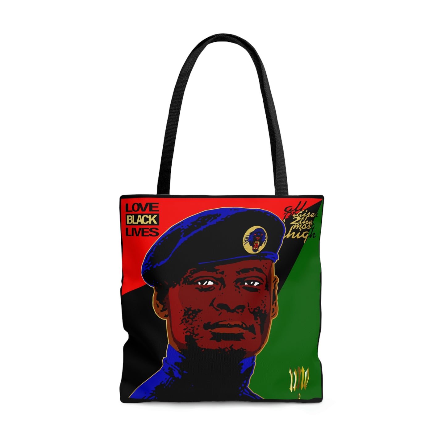 UNO LOVEBLACKLIVES LOVEKHALID AOP Tote Bag