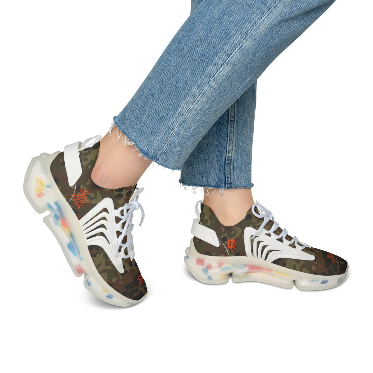 UNO PANTHA Women's Mesh Sneakers Camo Collection