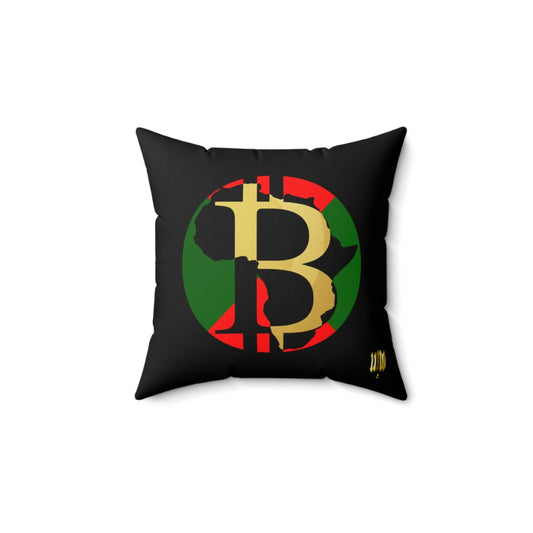 UNOBTCAFRICA Faux Suede Square Pillow