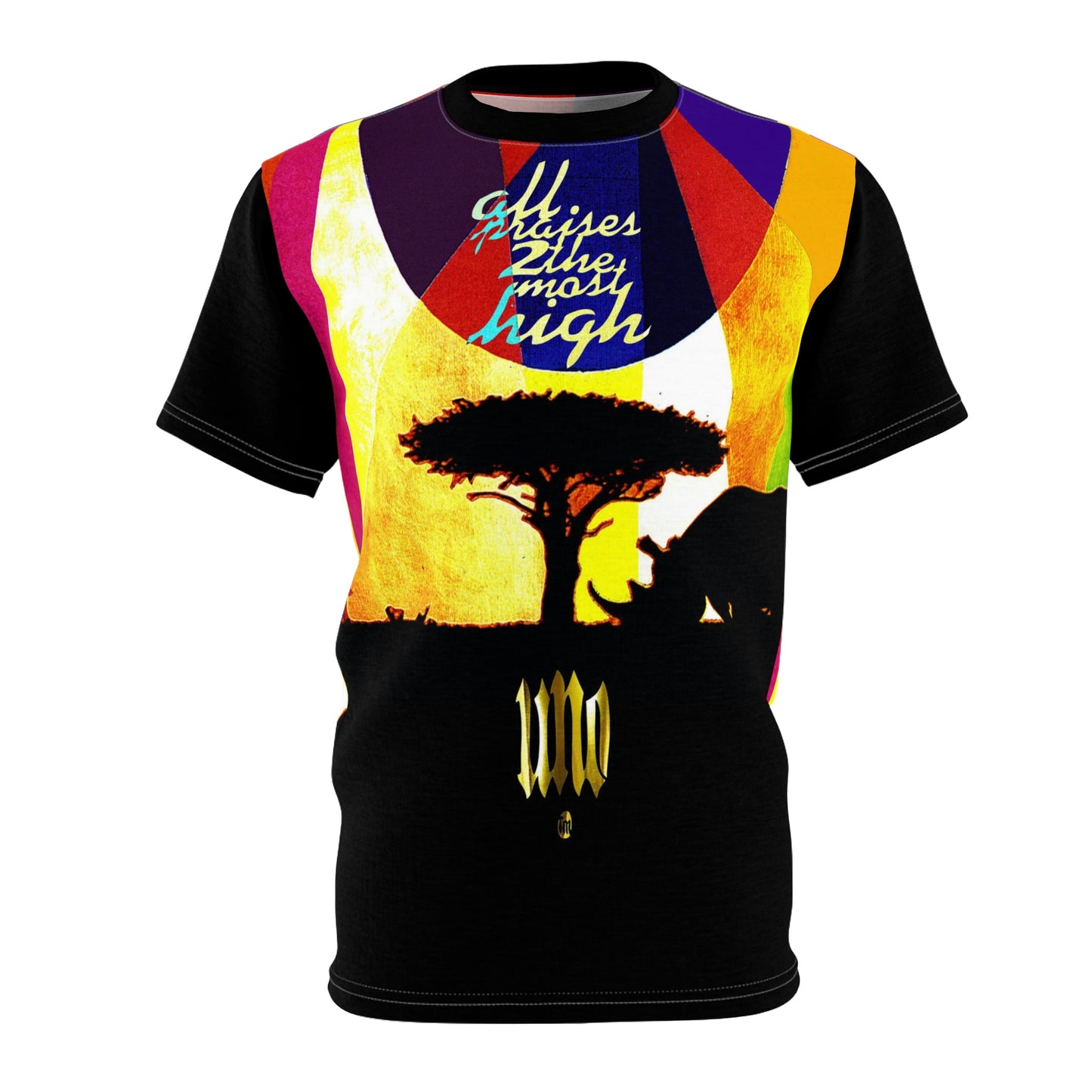 UNO RHINOSUNSET STOPKILL'N Unisex AOP Cut & Sew Tee