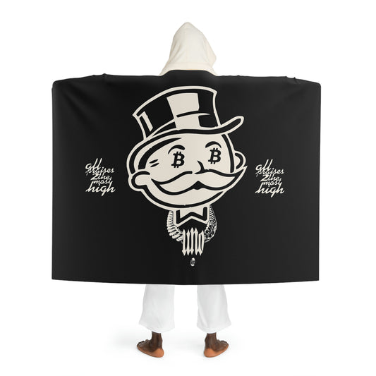 UNO UNCLESATBAGS Hooded Sherpa Fleece Blanket