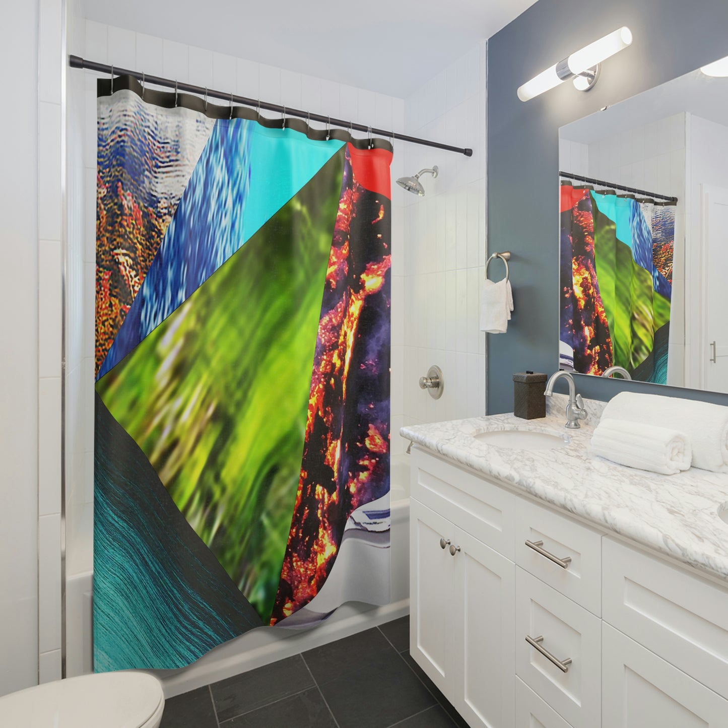 UNO ALLPRAISES V Shower Curtains