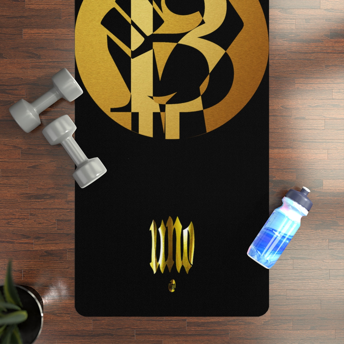 UNOBTCPOWER Rubber Yoga Mat