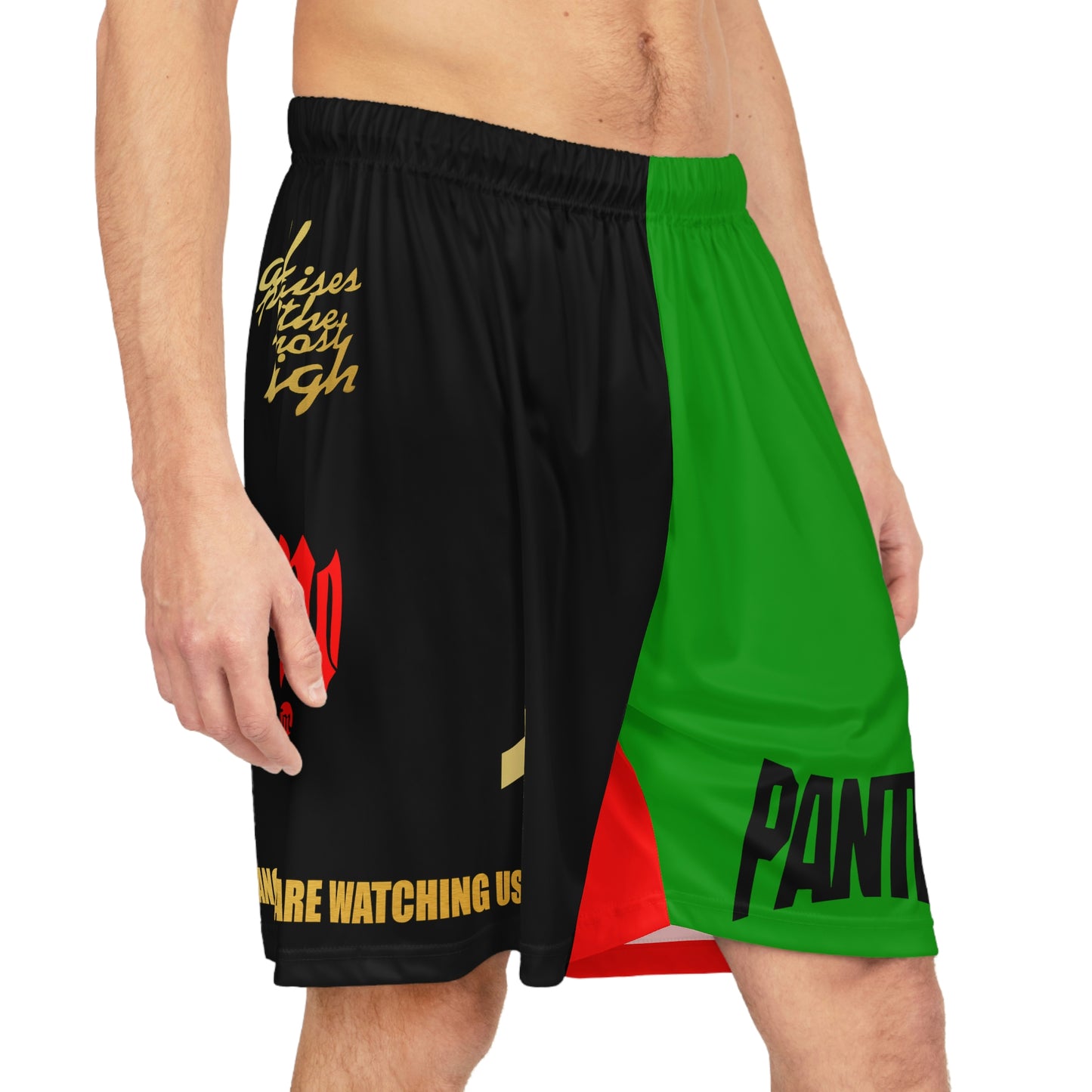 UNO PANTHA Our Ancestors Are Watching Us Basketball Shorts