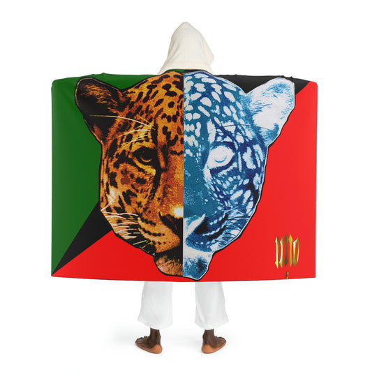 UNO BIGCAT STOPKILL'N Hooded Sherpa Fleece Blanket