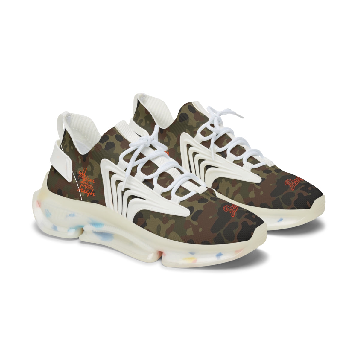 UNO PANTHA Women's Mesh Sneakers Camo Collection