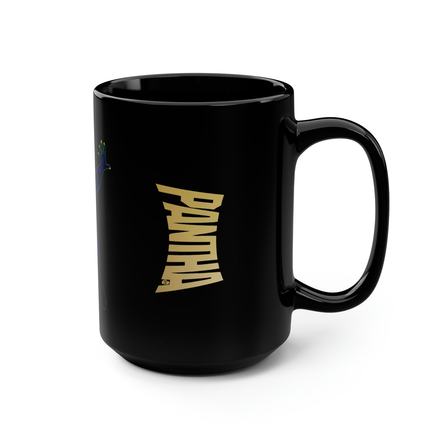 UNO PANTHA Black Mug, 15oz