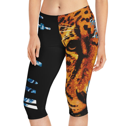UNO BIGCAT STOPKILL'N Women's Capri Leggings