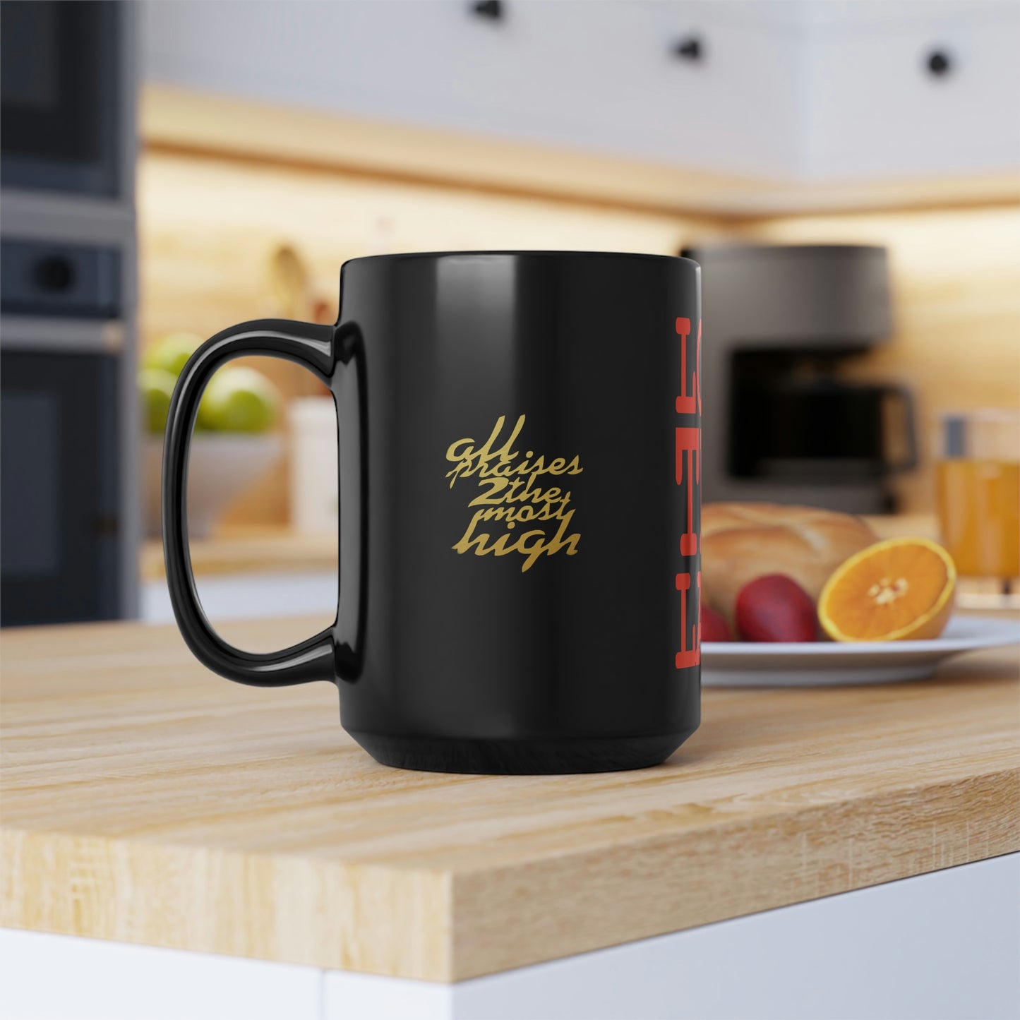 UNO LOVETHELAND Black Mug, 15oz