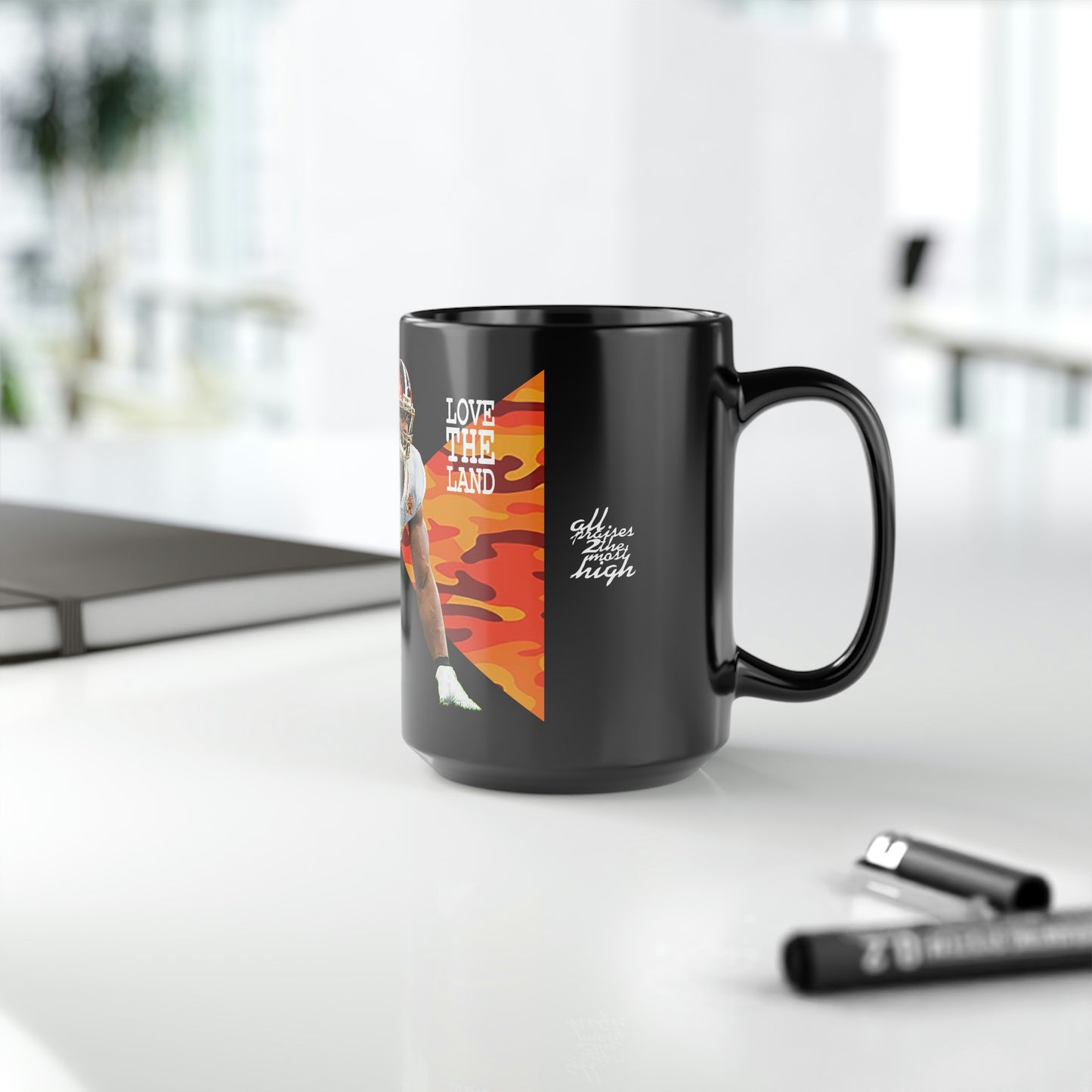 UNO LOVETHELAND Black Mug, 15oz Cano Collection