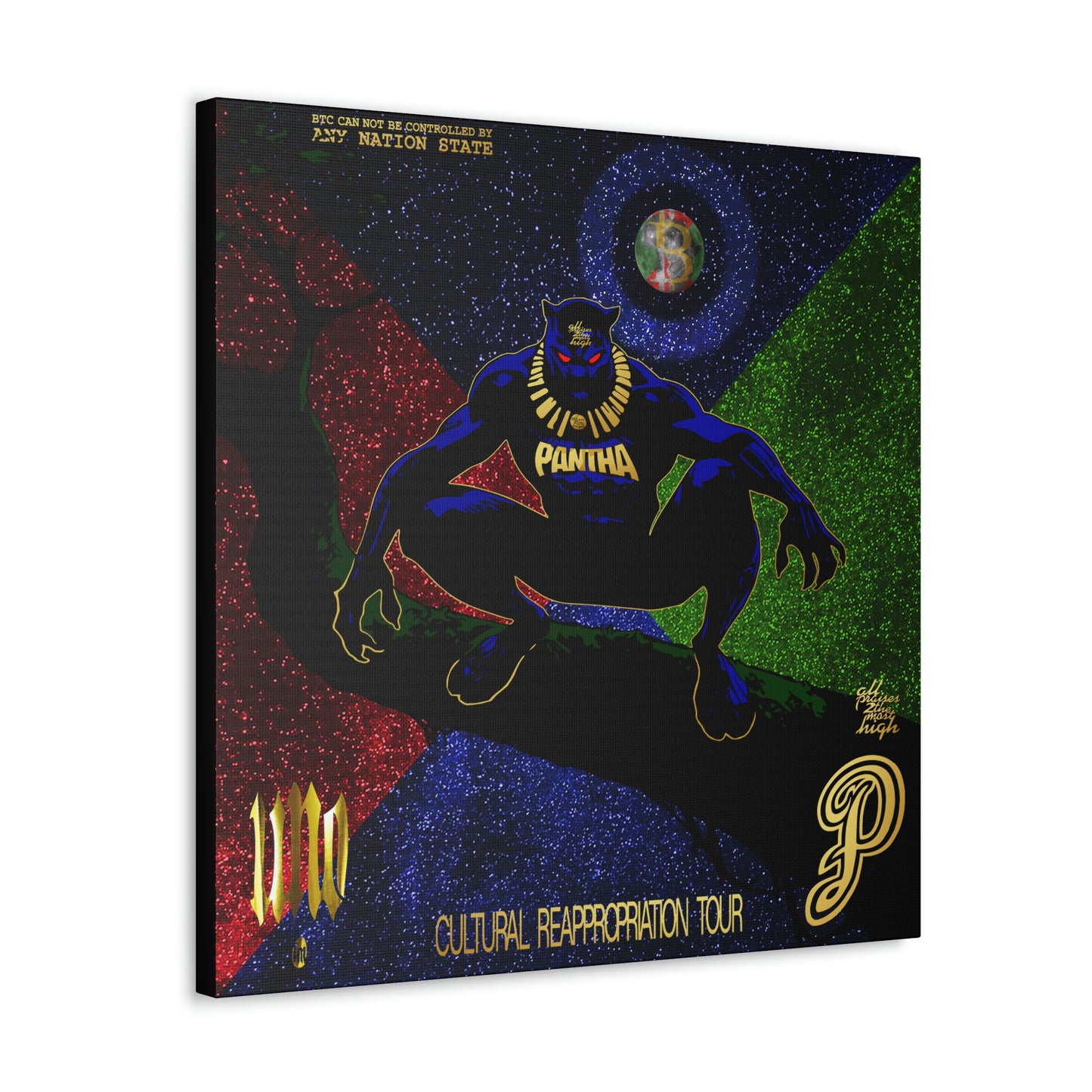 UNO BTCPANTHA CULTURAL REAPPROPRIATION TOUR 12", 20", 24", & 36" Canvas Gallery Wraps