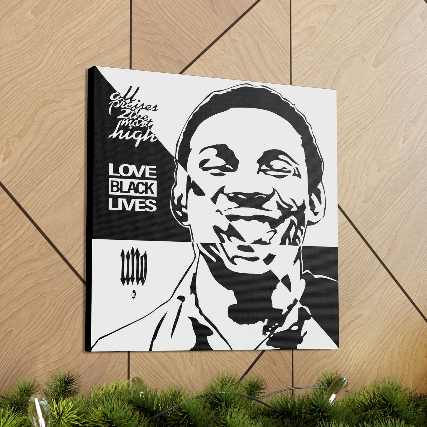 UNOLOVEBLACKLIVES LOVETOOTS Canvas Gallery Wraps