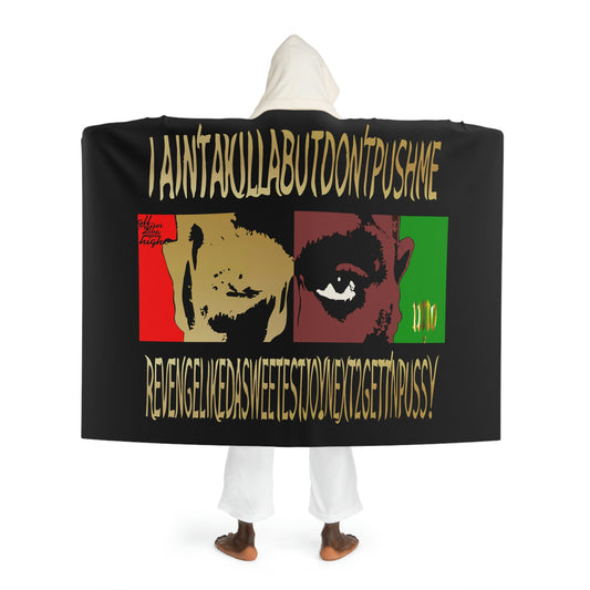 UNO LOVE2PAC Hooded Sherpa Fleece Blanket