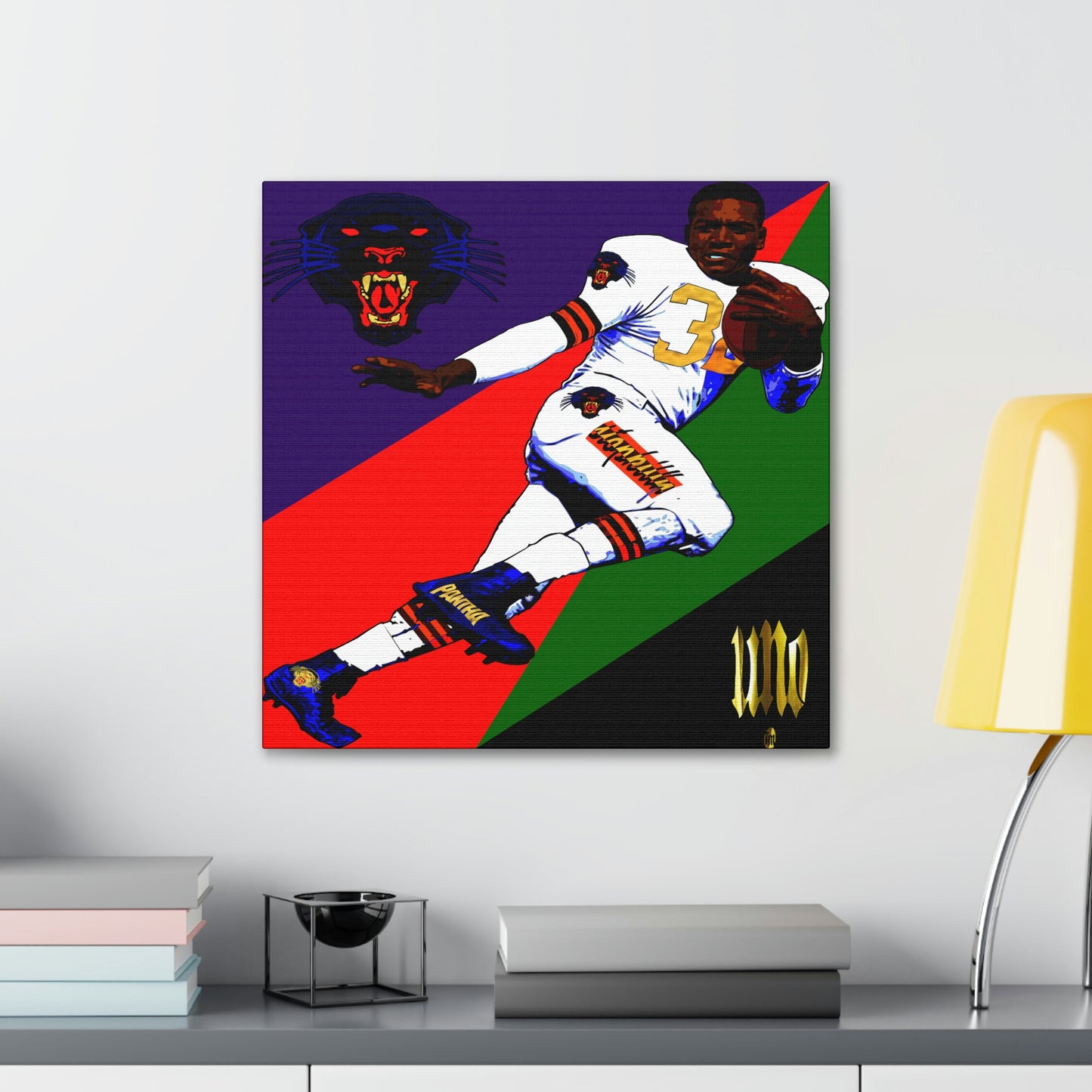 UNO LOVETHELAND JIMBROWN 12, 20, 24, & 36" Square Canvas Gallery Wraps