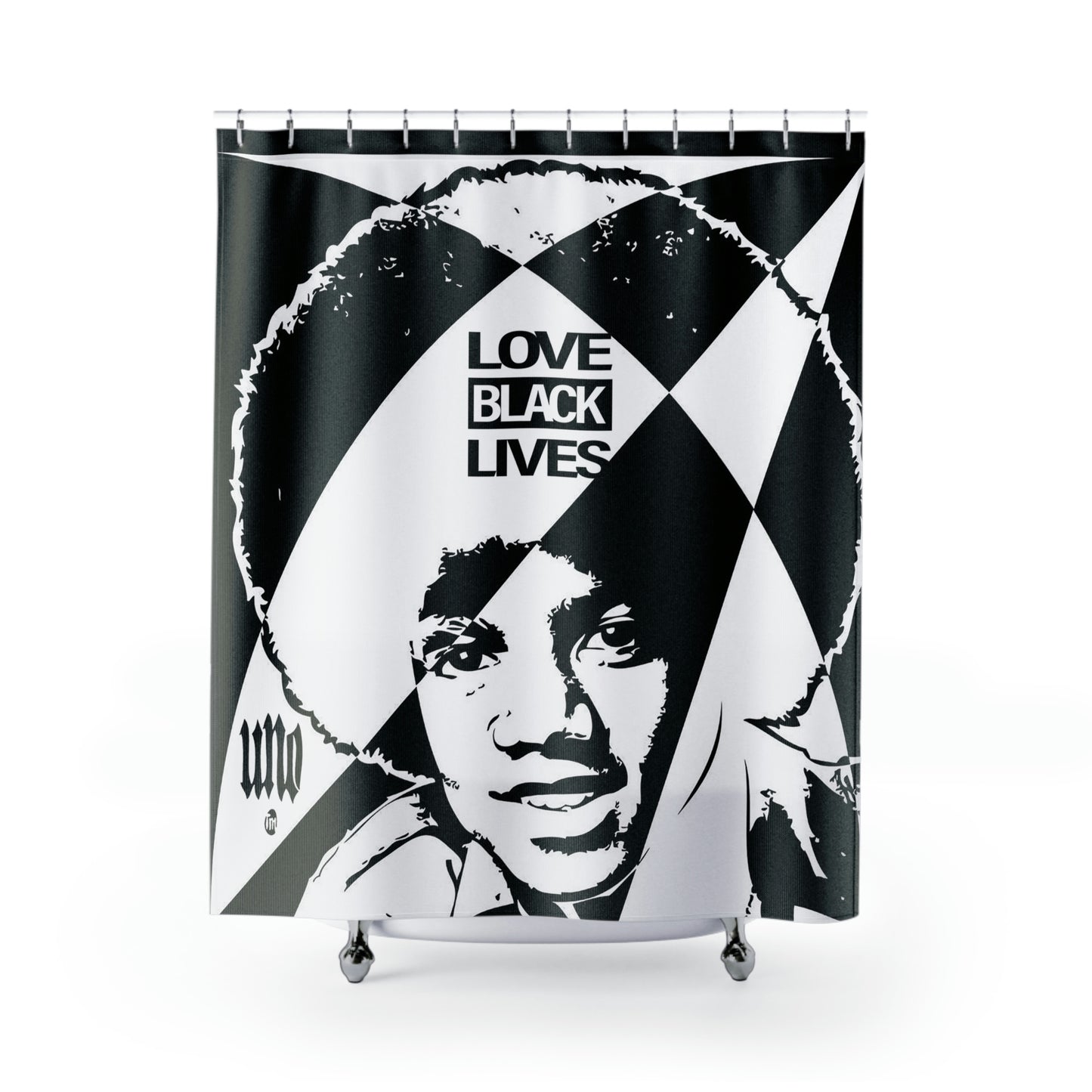 LOVEBLACKLIVE LOVEMIKE4VA Shower Curtains