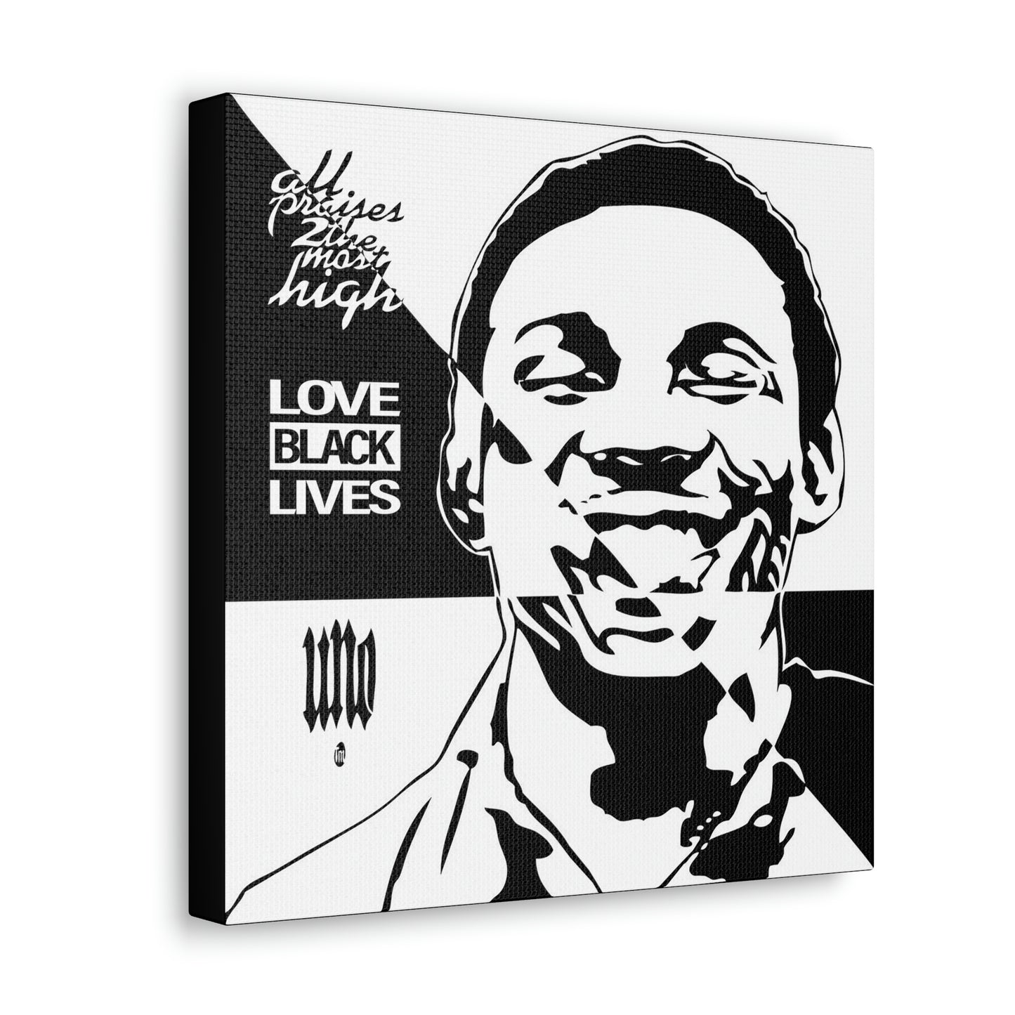 UNOLOVEBLACKLIVES LOVETOOTS Canvas Gallery Wraps